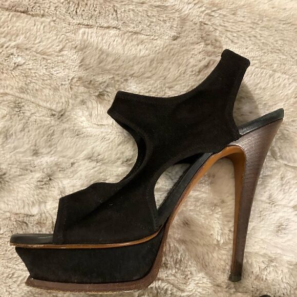 𝅺: : YSL Yves Saint Laurent Platform Sandals Stiletto Heels : :​ - Picture 3 of 15
